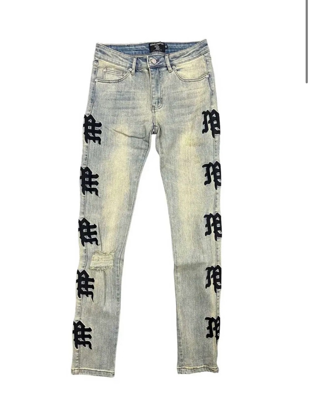 Mixed emotions jeans